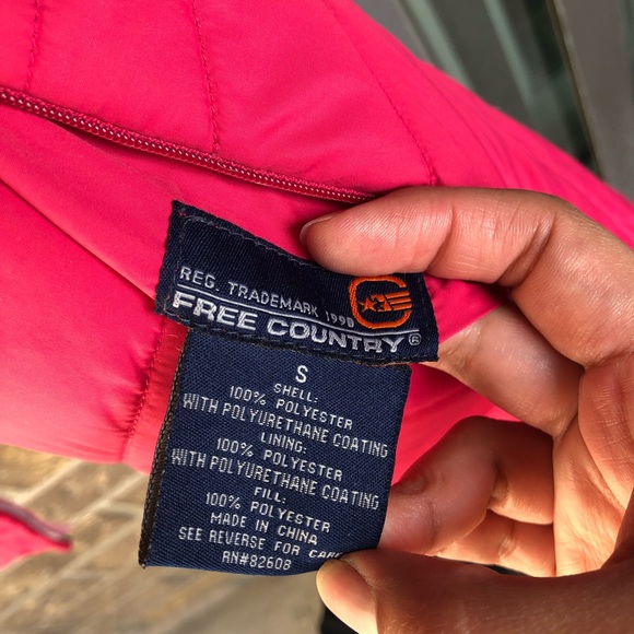 Free Country Pink Reversible Vest - Picture 7 of 7